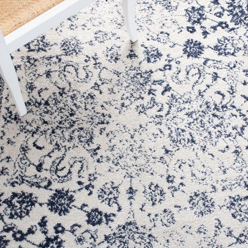 Adirondack ADR109 Machine Made Indoor Area Rug - Ivory/Navy - 8'x10' - Safavieh