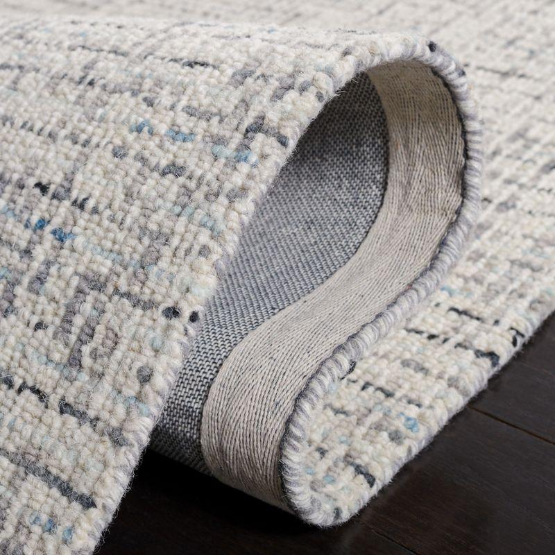 Abstract ABT468 Handmade Indoor Area Rug - Gray/Ivory - 6'x9' - Safavieh