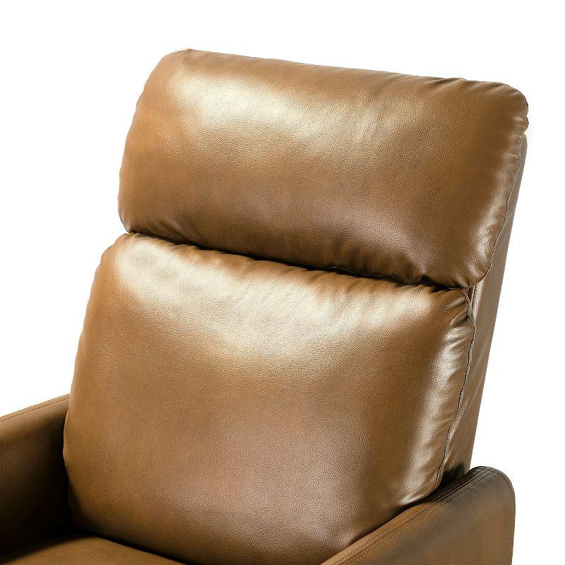 Artful Living Design Víctor Swivel Recliner-Camel