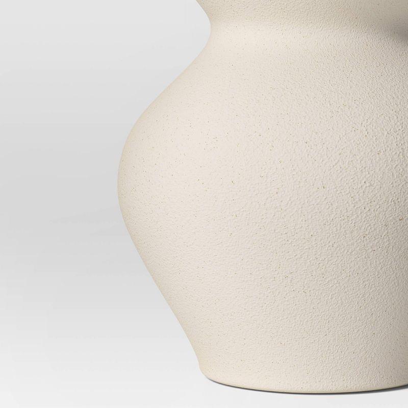 Tall Ceramic Organic Modern Vase - Threshold™: Hand Wash, Tabletop Decor, Watertight Bottle Vase