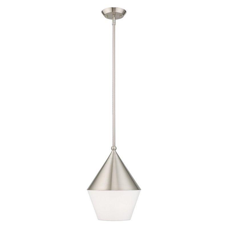 Livex Lighting Stockholm 1 - Light Pendant in  Brushed Nickel