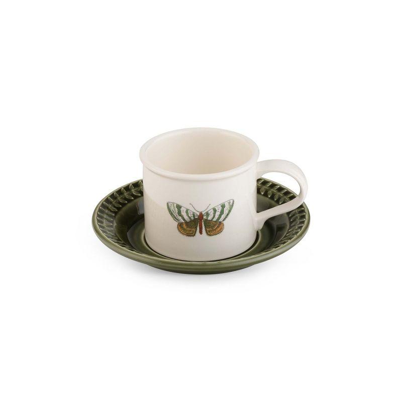 Bohemian Ceramic Butterfly Print Cup and Saucer Set