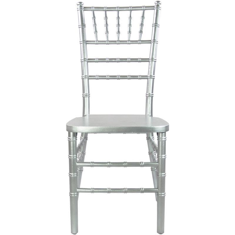 Gray Hardwood Chiavari Chair with Steel Reinforcement