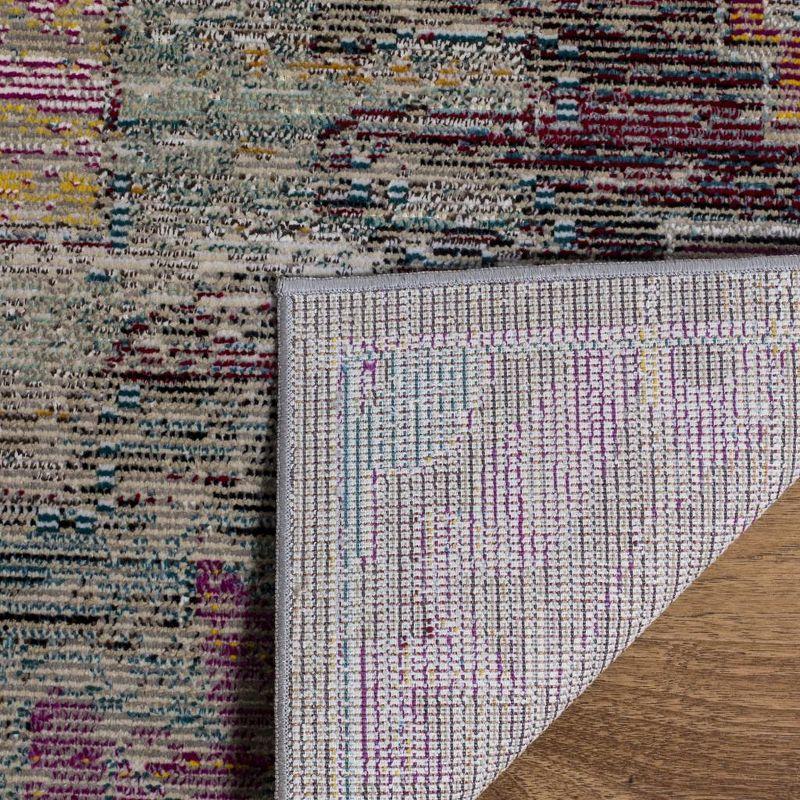 Crystal CRS517 Power Loomed Area Rug - Light Grey/Purple - 8'x10' - Safavieh.