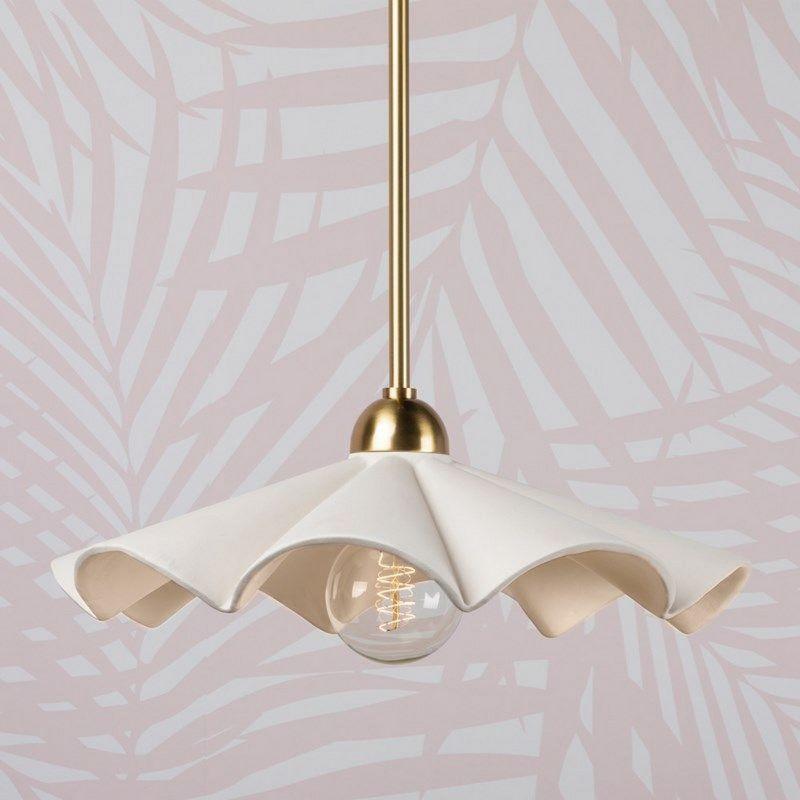 Heidi Pendant Light - White / 16"