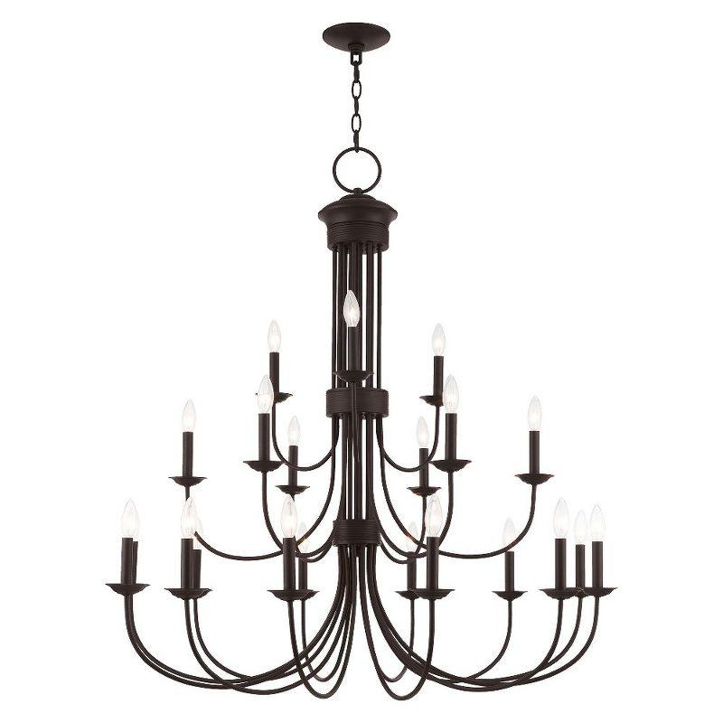 Livex Lighting Estate 21 - Light Chandelier in  Bronze
