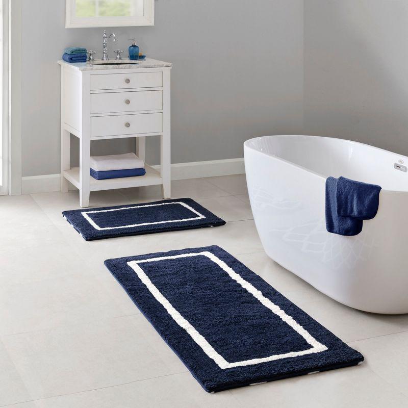 Bittman Reversible High Pile Tufted Bath Rug