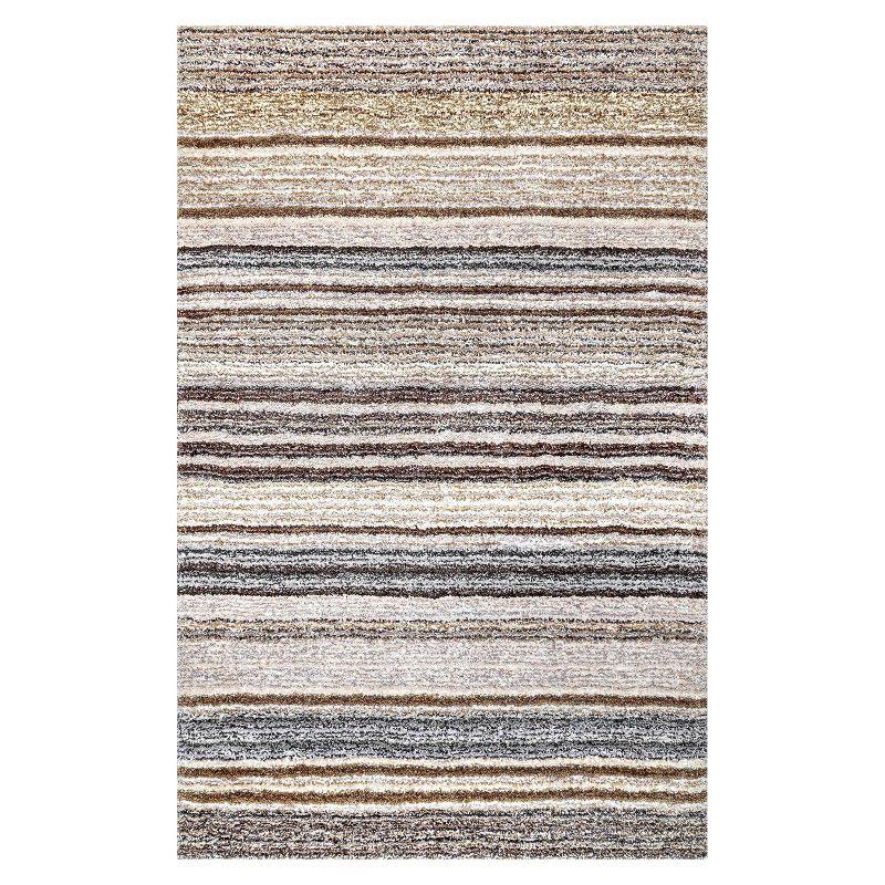 9'x12' Drey Ombre Shag Area Rug Beige/Brown - nuLOOM: Contemporary Tufted Medium Pile Indoor Rug