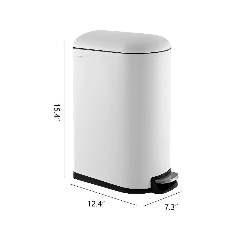 happimess Roland Steel Step On Trash Can & Reviews | Wayfair