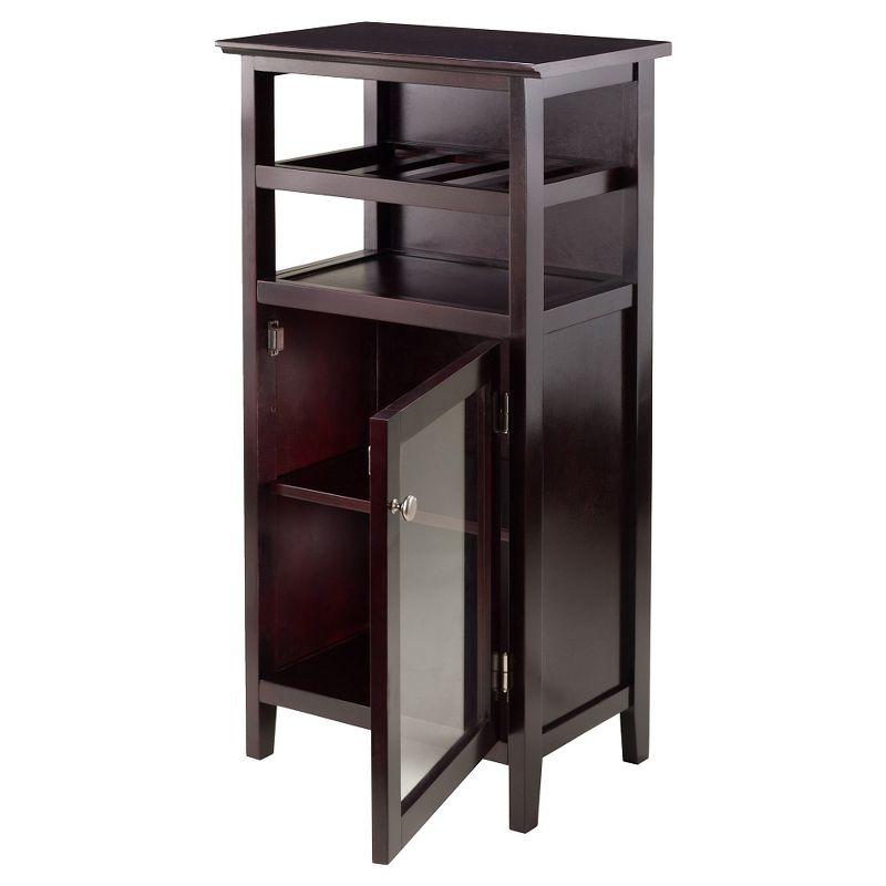 Alta Wine Cabinet Wood/Espresso - Winsome