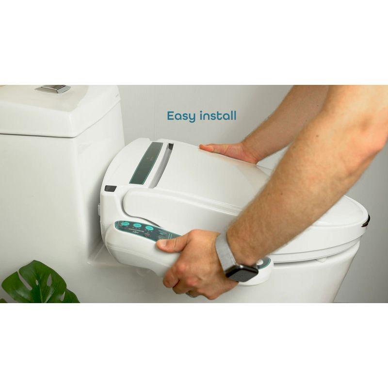 BidetMate Elongated Toilet Seat Bidet BM-2000R-E
