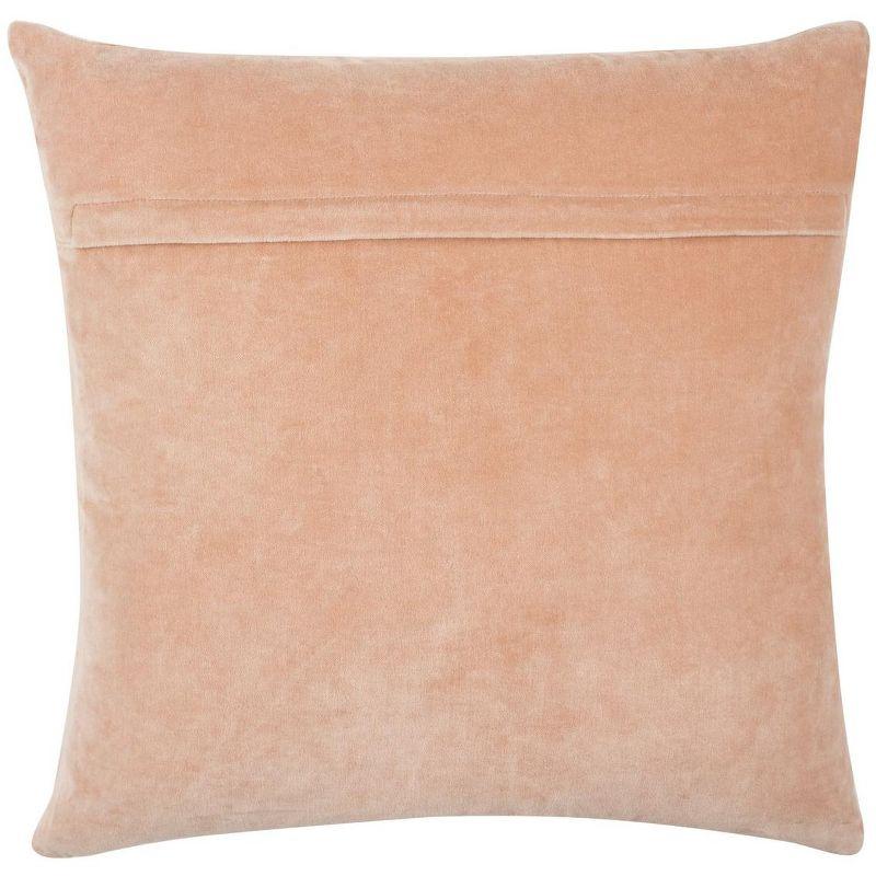 Munro Embroidered Velvet Throw Pillow