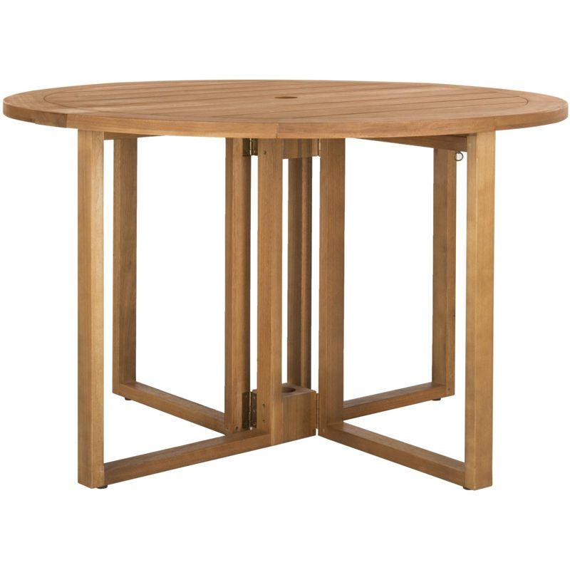 Wales Round Dining Table - Indoor/Outdoor - PAT7036 - Natural - Safavieh