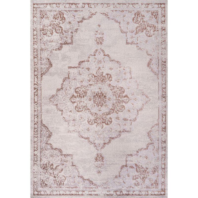 Alhambra Ornate Medallion Modern Indoor Area Rug - JONATHAN Y