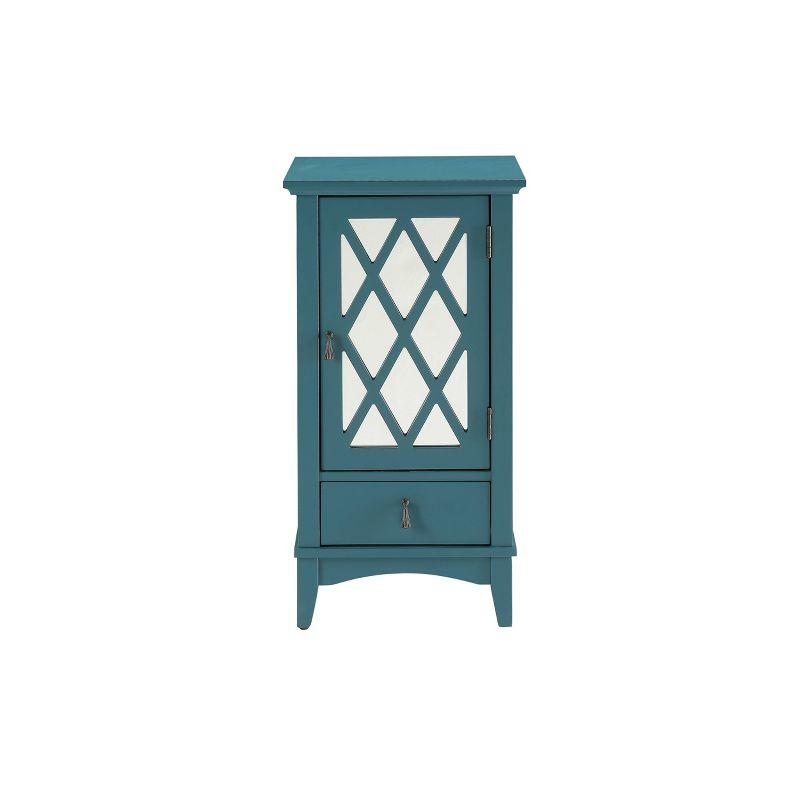 Acme Furniture 16" Ceara Accent Table Teal Finish