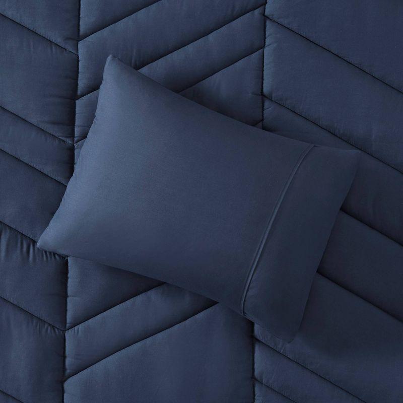 Remy Quilted Chevron Comforter Set