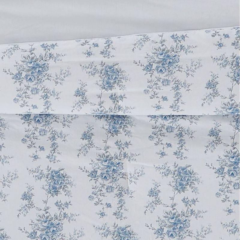 The Farmhouse By Rachel Ashwell British Rose Comforter Set White/Blue