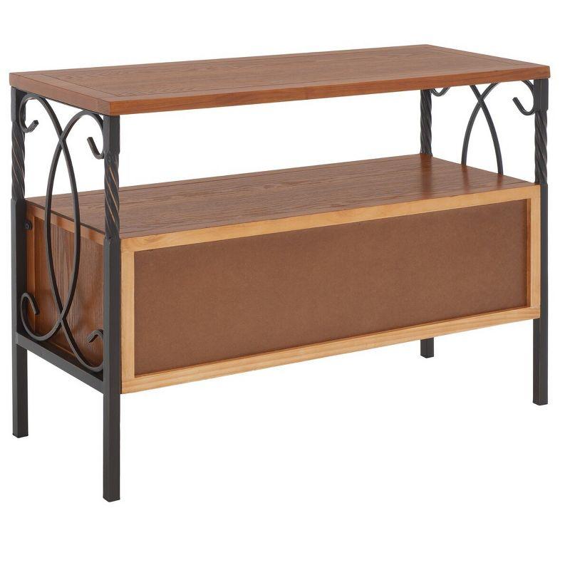 Joshua Media Console - AMH6532A - Brown - Safavieh Couture