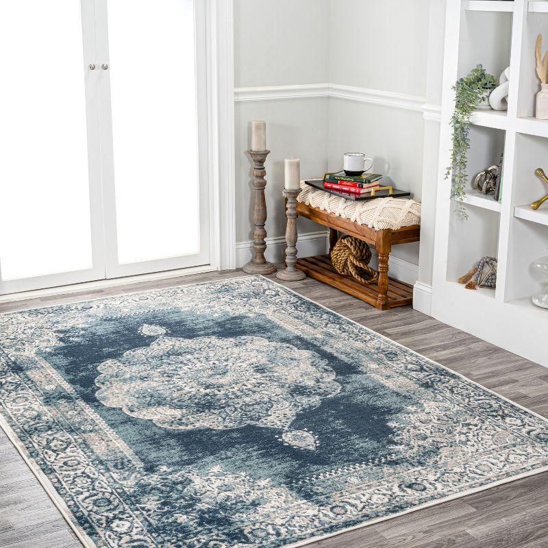 Rosalia Cottage Medallion Indoor Area Rug - JONATHAN Y