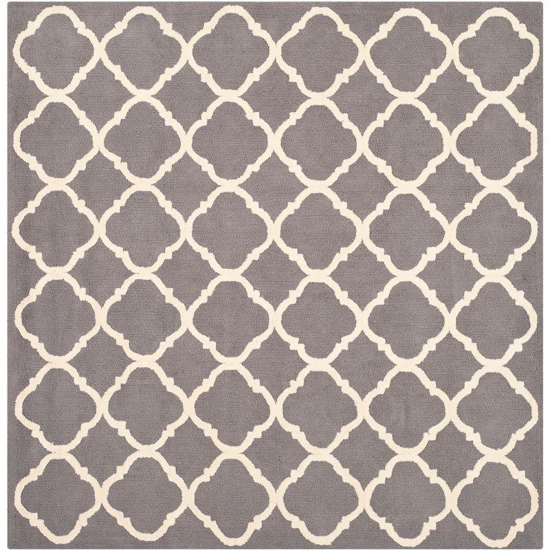 Fullerton Hand Hooked Cotton Pile Geometric Rug