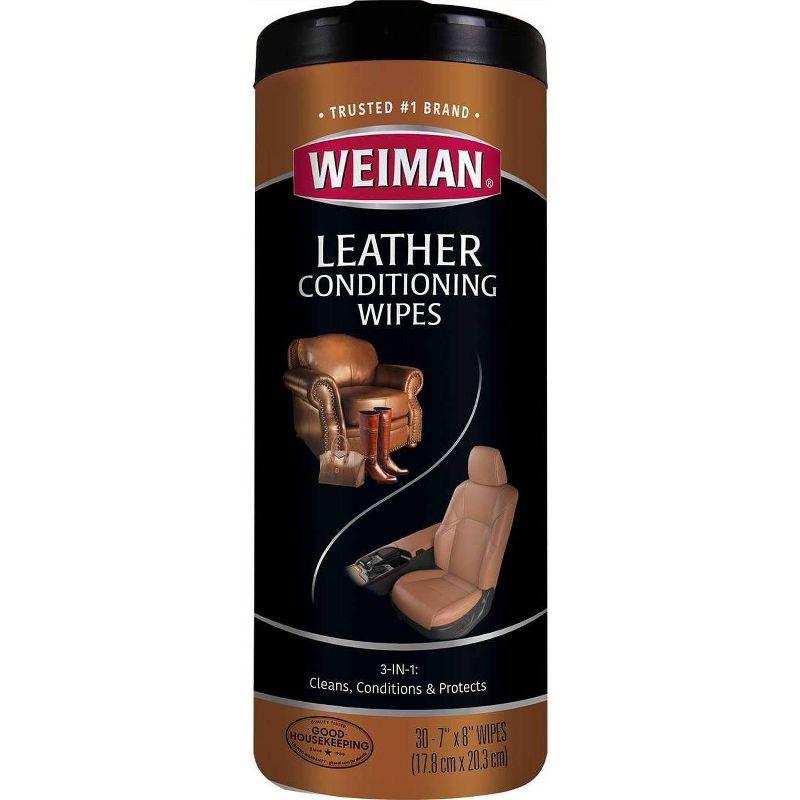 Luxurious Leather Care Wipes - 30ct for Furniture & Accessories