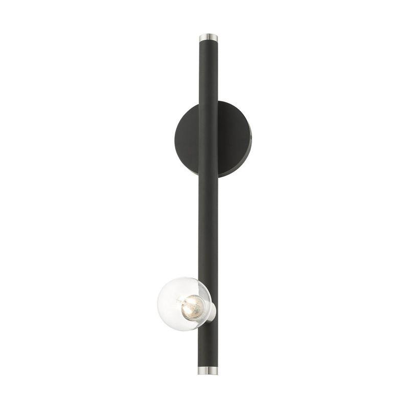 Livex Lighting Bannister 1 - Light Wall Light in  Black