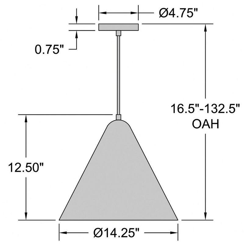 Access Lighting Ford 1 - Light Pendant in  Matte White