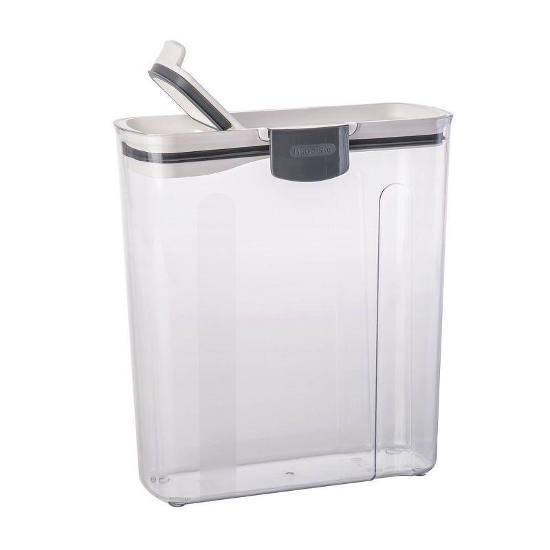 Clear BPA-Free Plastic Cereal Keeper with Flip Top Lid