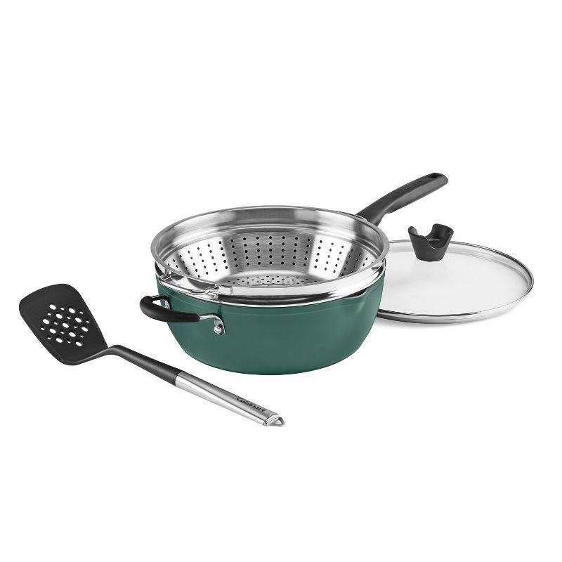 Cuisinart Cuisinart Preferred Pan 4 Piece Set (4.5 Qt. Multi-Purpose Pan with Cover, Steamer, Slotted Turner)