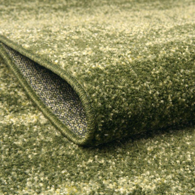 Unique Loom Del Mar Collection Area Rug - Lucille (7' 1" x 10' Rectangle Green/Hunter Green)