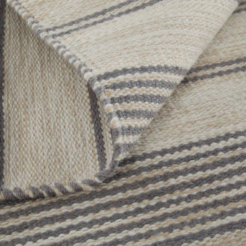 Duprine Transitional Stripes Indoor/Outdoor Area Rug