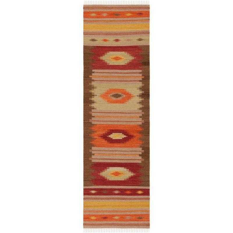 Kilim NVK176 Hand Woven Rugs - Safavieh