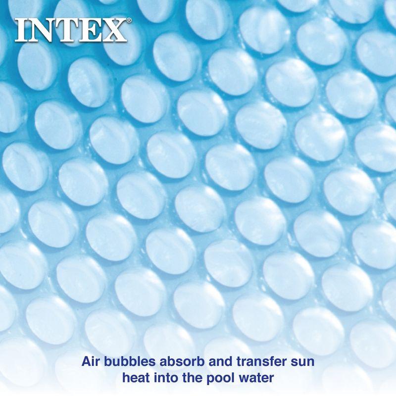 Intex Intex 29024E 16 Foot Above Ground Swimming Pool Solar Cover With Carry Bag, Blue