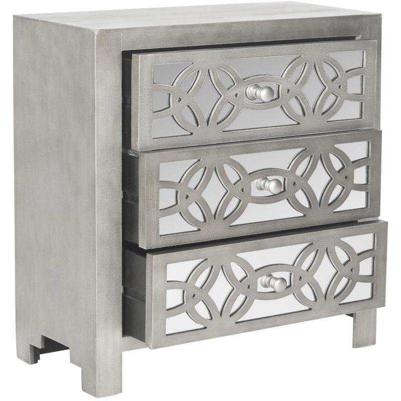 Tasha 3 Drawer Chest - AMH1505 - Grey - Safavieh Couture