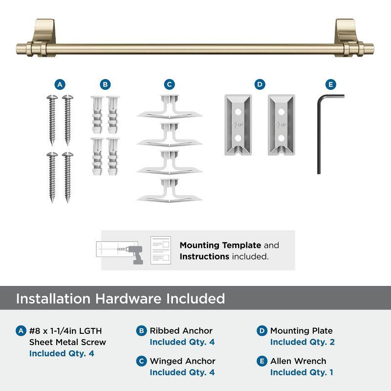 Amerock Davenport Golden Champagne 18 inch (457mm) Towel Bar