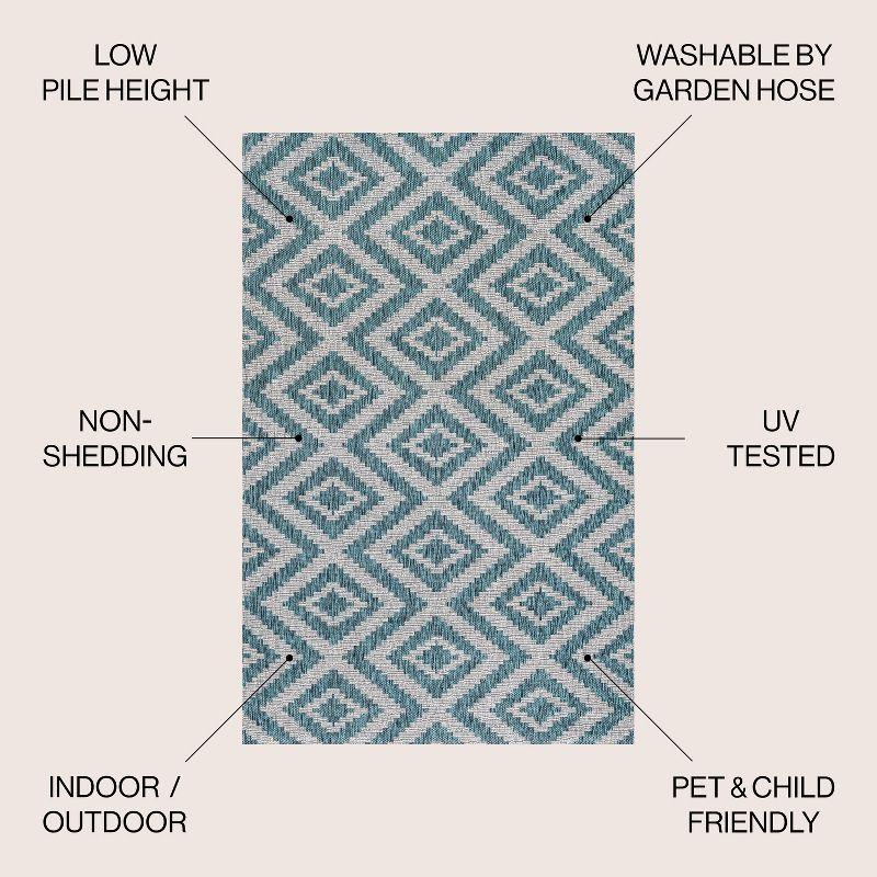 Sintra Diamond  Indoor/Outdoor Area Rug - JONATHAN Y