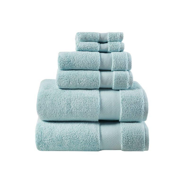 Oversized Soft Cotton Hand Washcloth Set of Six