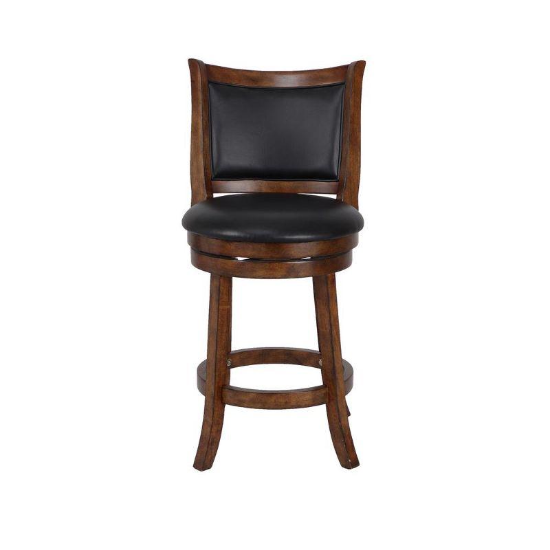 New Classic Furniture,Furniture Bristol 24" Solid Wood Counter Stool In Brown
