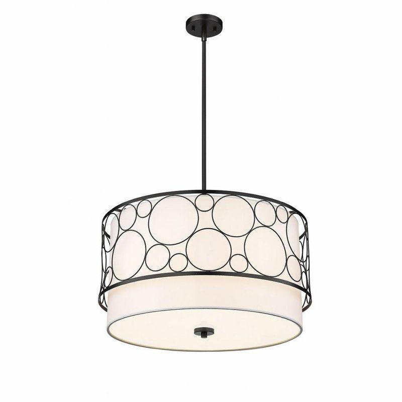 Z-Lite Kendall 4 - Light Chandelier in  Matte Black