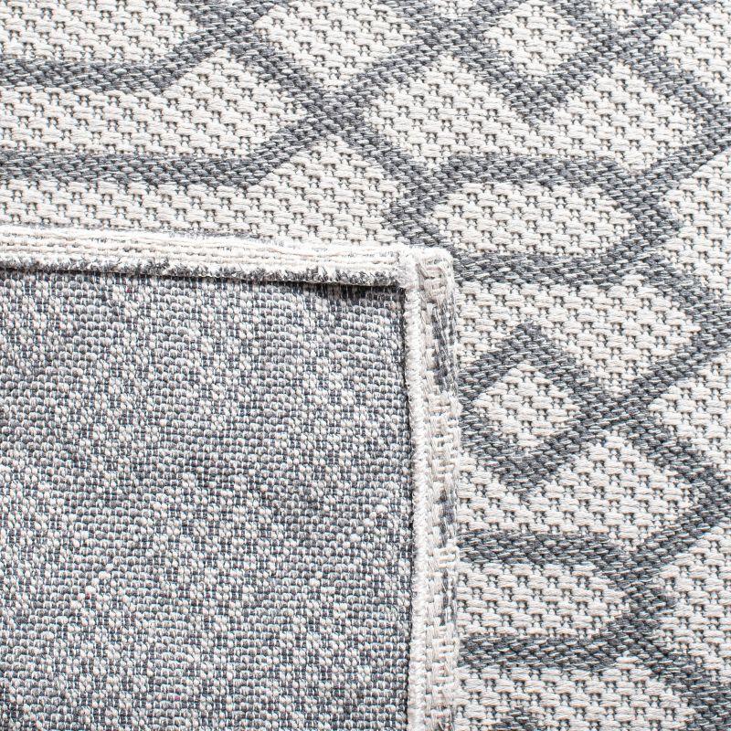 Augustine AGT421 Power Loomed Runner Rug - Anthracite/Light Grey - 2'x8' - Safavieh.
