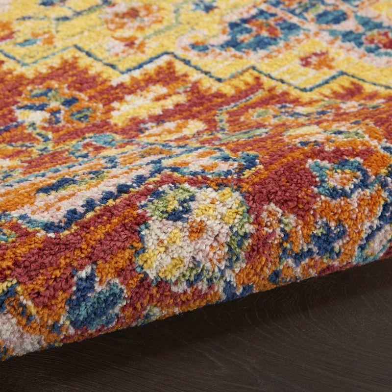 Nourison Allur Bohemian Indoor Rug Red Multicolor 2'3" x 7'6"