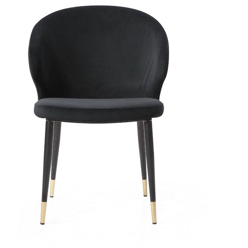Velvet Upholstered Side Chair