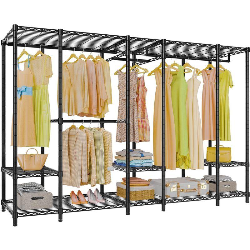 VIPEK V50i Extra Large Portable Closet Rack Wardrobe Closet Heavy Duty Clothes Rack, Max Load 1300lbs