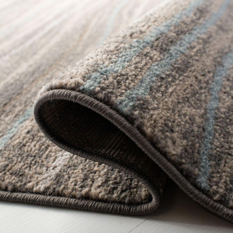 Amsterdam AMS111 Power Loomed Indoor Accent Rug - Silver/Beige - 3'x5' - Safavieh