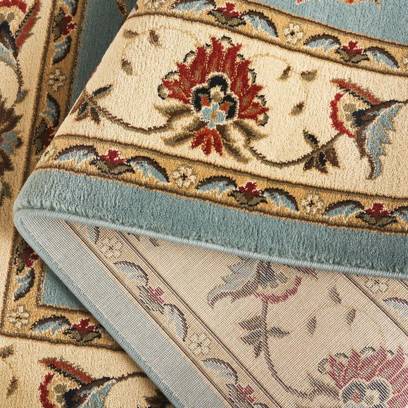 Lyndhurst LNH555 Power Loomed Area Rug - Blue/Ivory - 8'9"x12' - Safavieh
