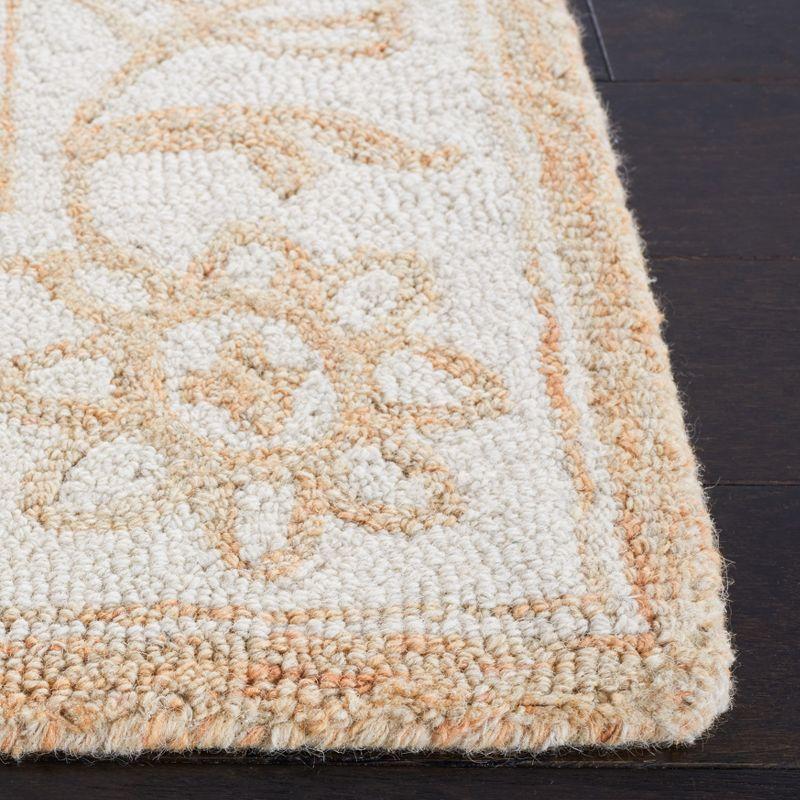 Jardin JAR601 Hand Tufted Accent Rug - Yellow/Ivory - 3'x5' - Safavieh