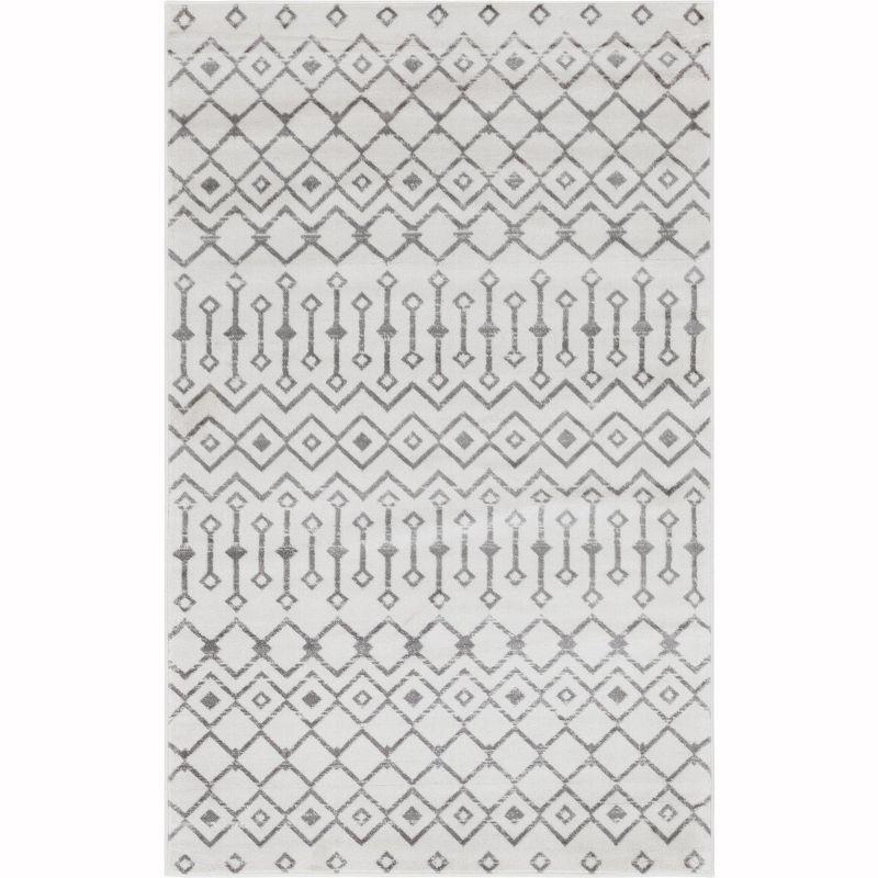 Unique Loom Moroccan Trellis Mamounia Geometric Indoor Woven Area Rug