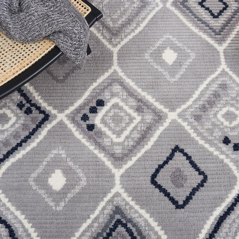 Marrakesh MRK608 Power Loomed Area Rug - Gray/Light Gray - 5'3"x7'6" - Safavieh.