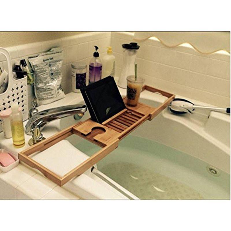 Bamboo Bath Caddy Brown - Hastings Home