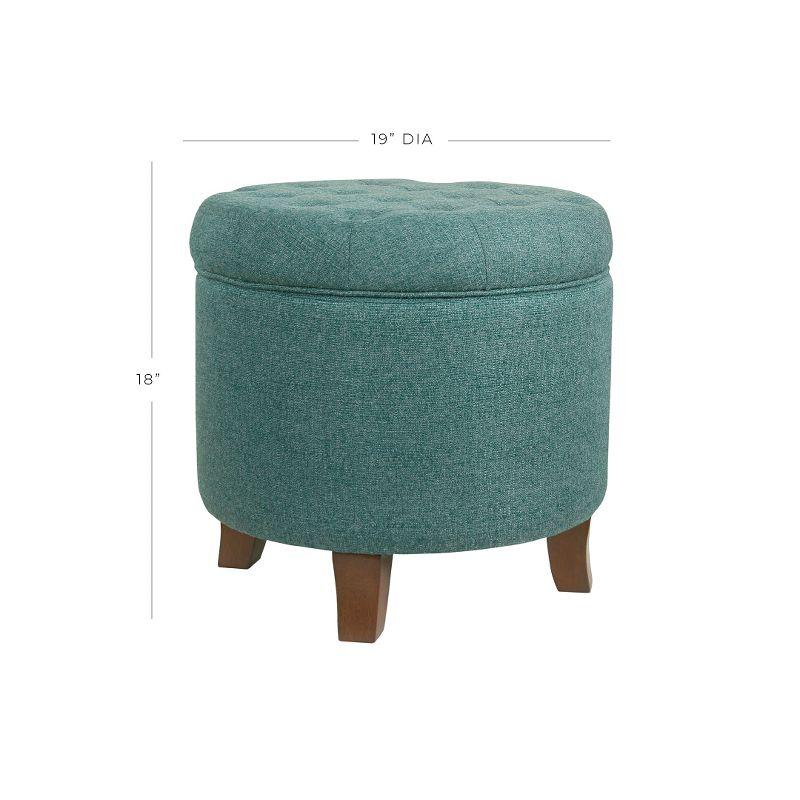 Boho Tufted Storage Ottoman - HomePop